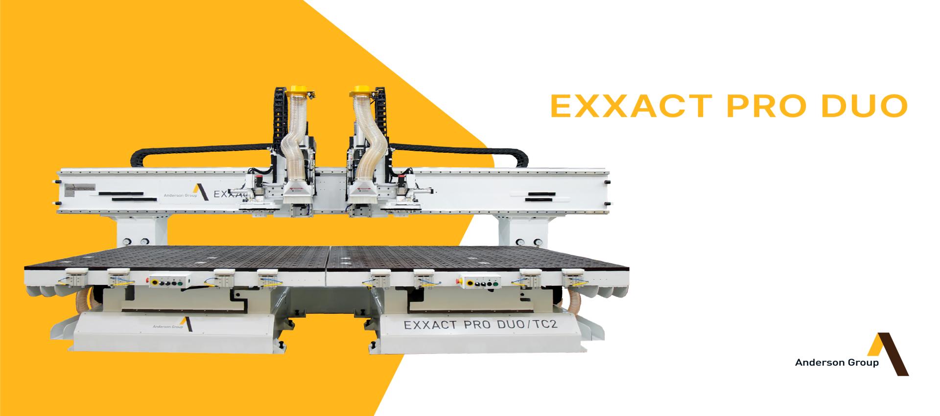 NEW GENERATION OF 4-AXIS CNC ROUTERS: EXXACT PRO